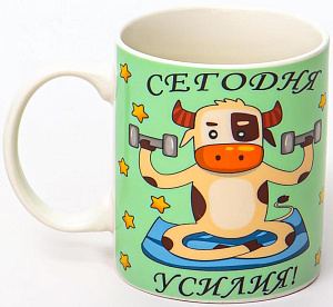 Кружка фарфор 350мл ЛИДЕР OLAFF 200-08034 000000000001202091