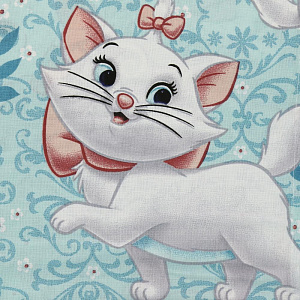 Комплект постельного белья 1,5-спальный Милашка Мари Дисней пододеяльник143х215см простыня150х214см наволочки50х70см-1шт 125гр поплин 100% хлопок 000000000001206740