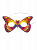 Светящиеся очки Желтая бабочка, с химическим источником света (полипропилен, стеклянная капсула с люмисцентной жидкостью) 19,5x0,9x1 000000000001191259