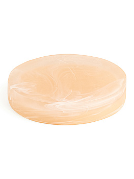 Мыльница DE'NASTIA мрамор розовый полирезина 000000000001213507