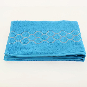 Пол-це 70х130 Дрезден Бирюз,хл100%,пл450 000000000001188144