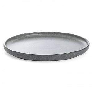 Тарелка десертная 26,6см LUCKY Графит матовый серый керамика 000000000001220288