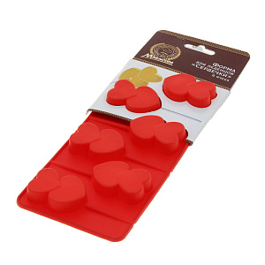 Форма для льда Сердце Marmiton, 21х10х2 см 000000000001169478