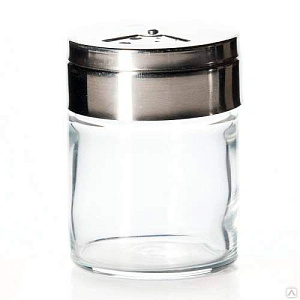 BASIC Солонка для специй 115мл PASABAHCE металлическая крышка стекло 000000000001143108