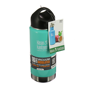 Термобутылка Glacial Glass Klean Kanteen, 473мл 000000000001127212