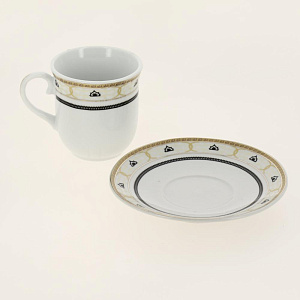 Набор кофейный 12 предметов (чашка 90мл-6шт/блюдце-6шт) Дана Guterwahl подарочная упаковка фарфор 000000000001200583