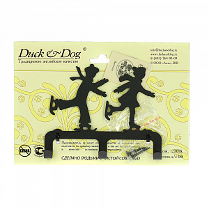 Крючок трехрожковый "Лыжники" Duck and Dog 000000000001123636