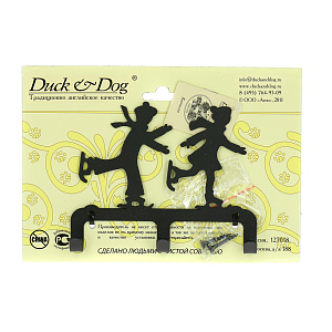 Крючок трехрожковый "Лыжники" Duck and Dog 000000000001123636