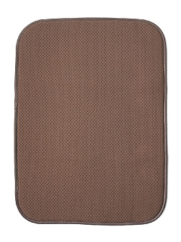 Коврик для сушки посуды 38x51см DE'NASTIA коричневый полиэстер 000000000001182914