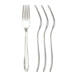 Набор столовых приборов 16 предметов (нож, ложка столовая, ложка чайная, вилка) DE'NASTIA Элегант нержавеющая сталь 000000000001222302