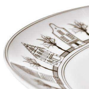 Тарелка обеденная 24,5см ESPRADO Saragossa твердый фарфор 000000000001153694