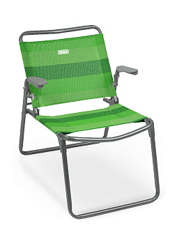 Кресло-шезлонг 1 NIKA, зеленый, металл/текстиль, К1/З 000000000001198424