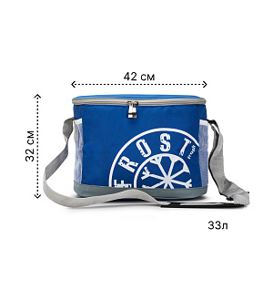 Термосумка 42х25х32см 33л СИБИРЬ blue полиэстер 000000000001221481