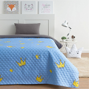 Покрывало детское Экономь и Я Ультрастеп "Корона" 150х210±5см, пл.205г/м2 4280995 000000000001200118