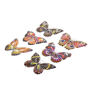 Объемные стикеры Бабочки Room Decoration, золотой 000000000001127315