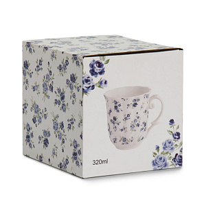Кружка 320мл Роза подарочная упаковка фарфор 000000000001224409