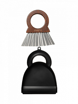 Щётка с совком 16x20см DE'NASTIA Dark wood бук/ПП/ПЭТ L000048 000000000001226884