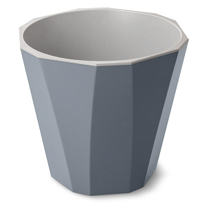 Кашпо со вставкой 3,6л MARTIKA Палермо темно-серый пластик 000000000001214197