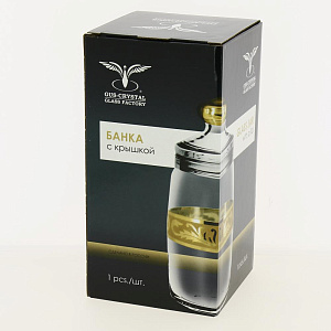 Банка для сыпучих продуктов 1,1л ПРОМСИЗ Барокко стекло 000000000001190670