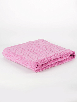 Полотенце махровое 100х150см СОФТИ Ромб светло-лиловый хлопок 100% 000000000001214711