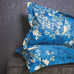 Комплект постельного белья 1,5спальное DE'NASTIA Сатин Сонет 50x70см-2шт C010406 000000000001123877