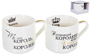 Кружка 340мл,микс 2 декора,королеве,пд/уп,137-09010 000000000001185134
