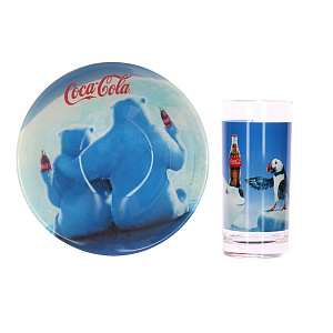 DISNEY Набор детской посуды 4 предмета LUMINARC COCA-COLA POLAR BEAR 000000000001119934