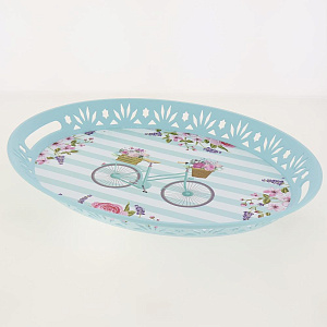 Поднос SUN PLASTIK овальный пластик 000000000001188643