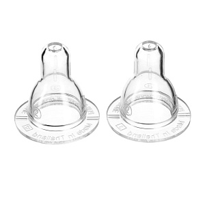 Набор молочных сосок Переменный поток Lubby, от 0 месяцев, силикон, переменный поток, 2 шт. 000000000001135414