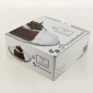 SULTANA Набор тарелок суповый 6шт 14х21см PASABAHCE стекло 000000000001060332