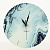 Часы Синий мрамор СО1-20 стекло 000000000001190954