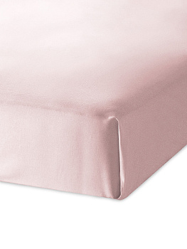 Проcтыня 160x240см DE'NASTIA розовый 100%хб сатин C010832 000000000001204358