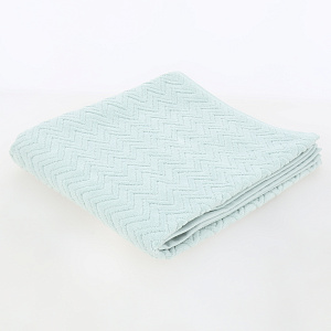 Полотенце махровое 70х130см LUCKY Зигзаг мятный хлопок 100% 000000000001214733