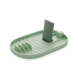 Органайзер/подставка для кухонных принадлежностей 11,5x18x2,2см DE'NASTIA зеленый пластик 000000000001223014