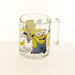 МИНЬОНЫ Кружка 250мл ОСЗ Фитнес стекло 000000000001186720