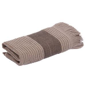 Полотенце махровое 30х60см СОФТИ Гармошка светло-коричневый хлопок 100% 000000000001213288