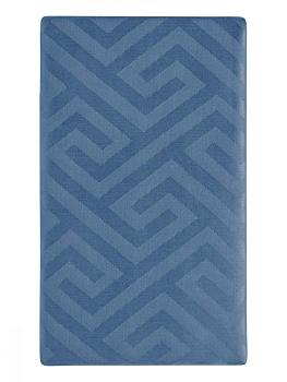 Наволочки 2шт 50х70см DE'NASTIA JQ меандр сатин синий хлопок 000000000001215821