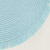Салфетка сервировочная D35см LUCKY с бахромой голубая 60% полипропилен 40% полиэстер 000000000001208927