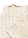 Полотенце кухонное DeNASTIA вафля/махра 470gsm 35x75, хлопок, молочный D100307 000000000001221599