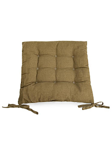Подушка на стул 38х38см LUCKY Крафт однотон полиэстер/хлопок 000000000001228247