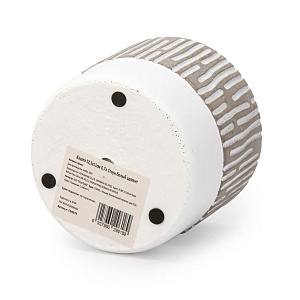 Кашпо 12,5х11см 0,7л Стоун белый цемент Кашпо 12,5х11см 0,7л Стоун белый цемент 000000000001225857