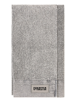 Полотенце махровое 70х130см DE'NASTIA Джинс эффект серый хлопок-100% 000000000001214344