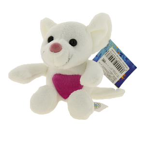 Мягкая игрушка символ года Мышь 0017 с сердечком на животе 17см КМИ5168 000000000001194978