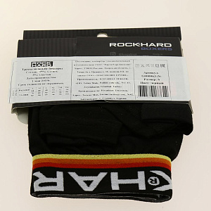 Трусы муж. Rockhard BOXERS S черный 95%хл 5%эл G000063 (S) 000000000001190419