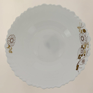 Салатник 20см V 0,95л янтарный стекло Коралл LTW80-JLX161 000000000001197451