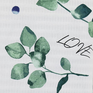 Комплект постельного белья Этель 1.5сп Eucalyptus 143х215см 150х214см 70х70см-2шт поплин 125 г/м2 4746228 000000000001205027