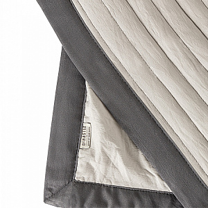 Наволочки декоративные 50x70см 2шт DE'NASTIA Structure строчка серый полиэстер 000000000001224732