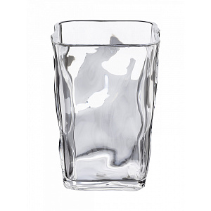 Стакан для зубных щеток 7,7x7,7x11см DE'NASTIA ICEBERG прозрачный акрил 000000000001224746