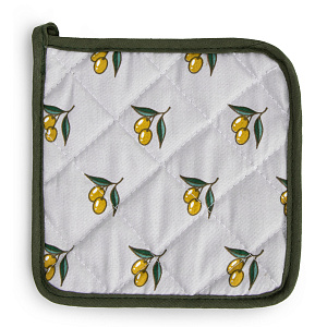 Набор кухонный (рукавица 18х26см + прихватка 17х17см) СОФТИ Оливки серый хлопок 100% 000000000001218613