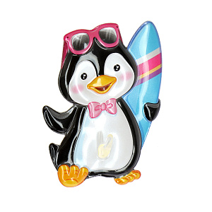 Одинарный стикер крючок Пингвиненок Room Decoration 000000000001127371